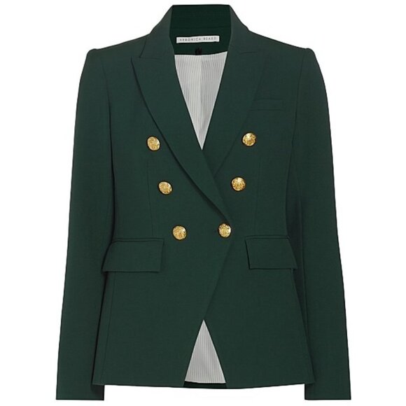 Veronica Beard Jackets & Blazers - Like New Veronica Beard Miller Dickey in Pine Crepe Sz 6